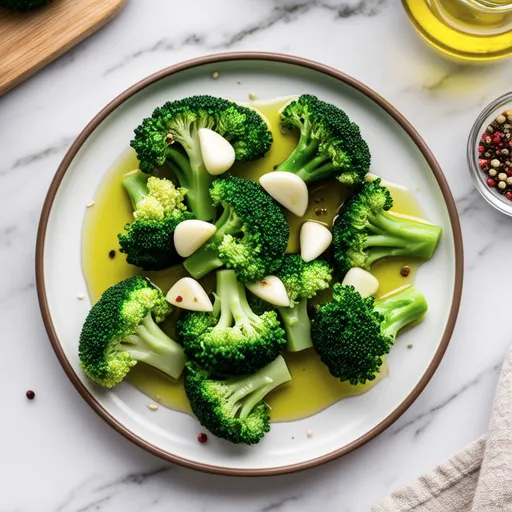 Broccoli Garlic Stir-fry Detox Dish