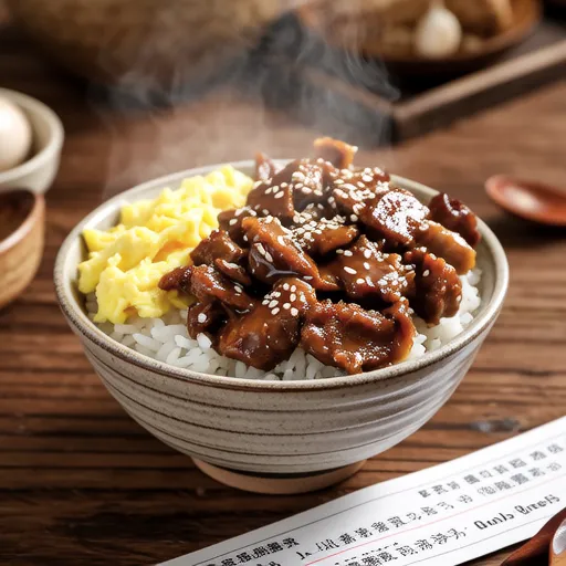 Ginger Minced Pork and Egg Bowl