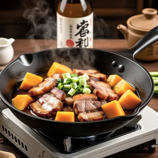 Pumpkin and Pork with Stamina Sauce