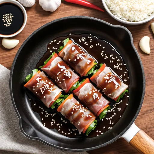 Beef Wrapped with Bell Pepper