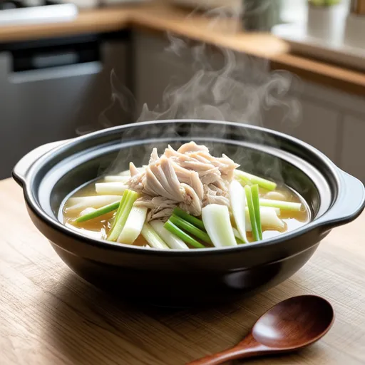Simmered Daikon and Green Onion