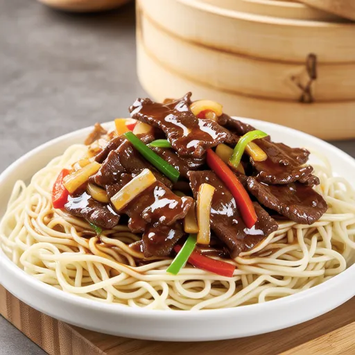 Chop Steak Stir-fried Udon