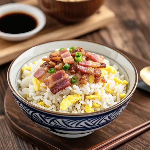 Bacon Egg Scramble Fried Rice