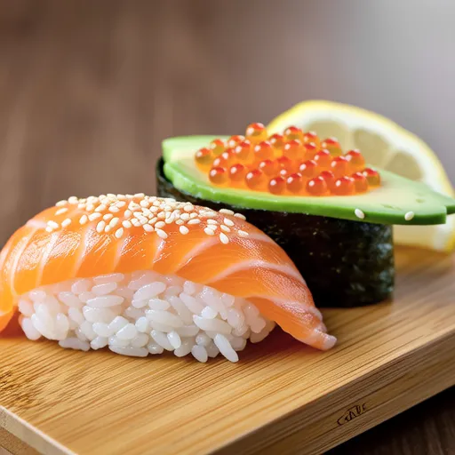 Aburi-style Salmon Pressed Sushi