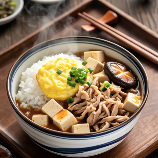 Soft Tofu Egg Rice Bowl