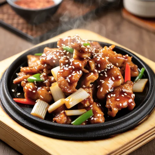 Chicken and Onion Sesame Miso Stir-fry