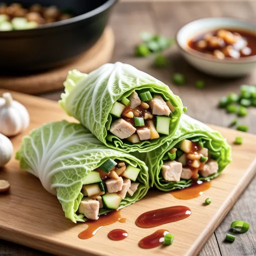 Low-Calorie Miso Tuna Cabbage Rolls