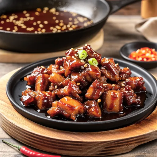 Stir-fried Pork Belly with Gochujang Sauce