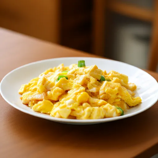 Tofu com Ovos Mexidos