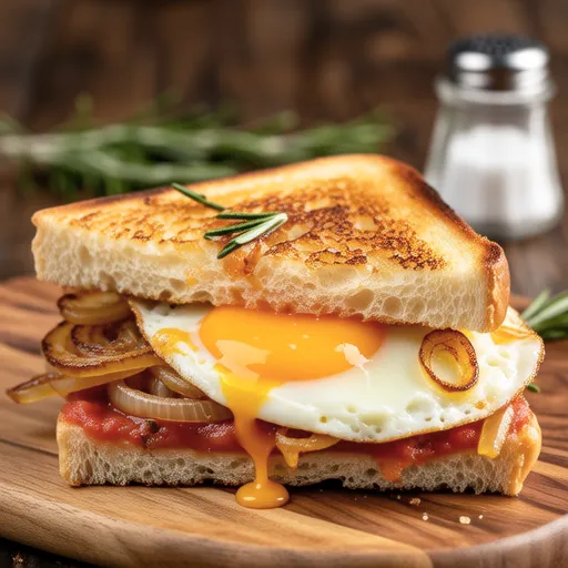 Egg Onion Toast