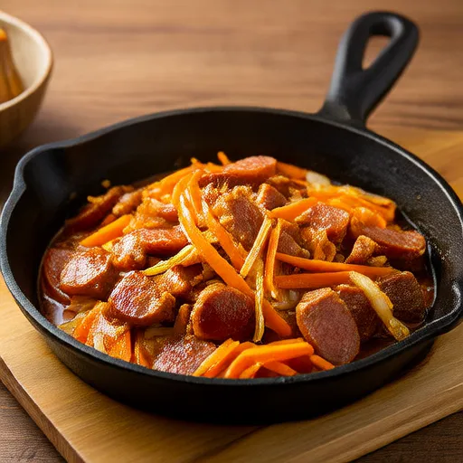 豬肉香腸胡蘿蔔炒