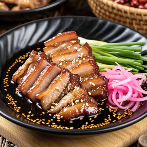 Pork Jowl Braised in Sweet Soy Sauce