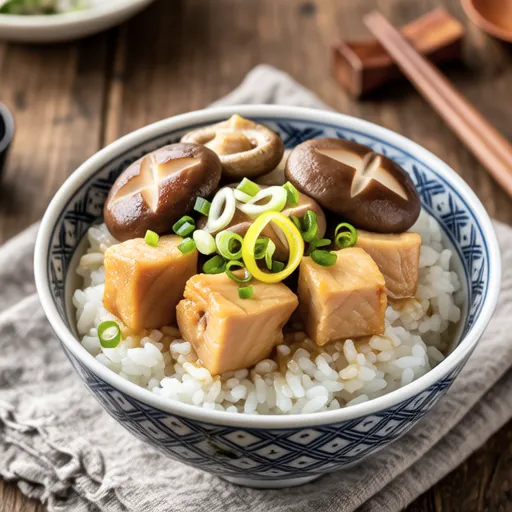 Yellowtail and Maitake Mushroom Rice