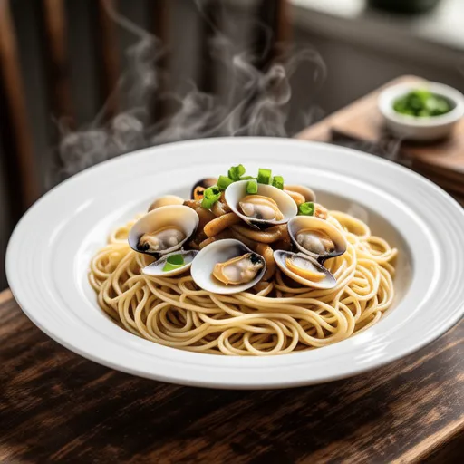 Clam Butter Soy Sauce Spaghetti