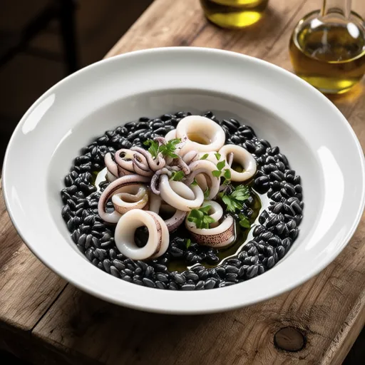 Squid Ink Risotto