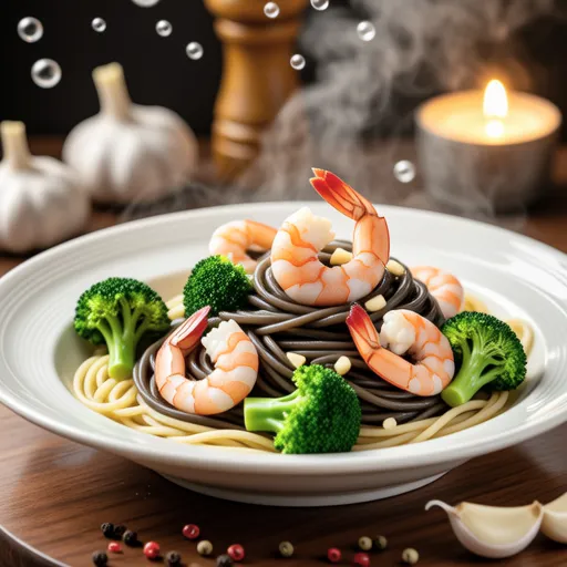 Broccoli and Shrimp Anchovy Pasta