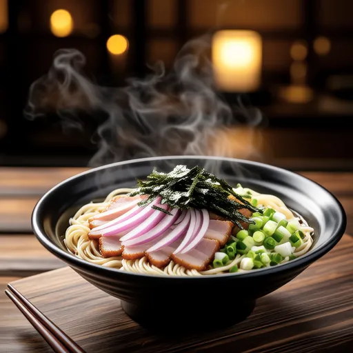 Pork and Green Onion Soba