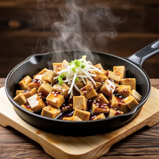 Tofu and Bean Sprout Tuna Stir-fry