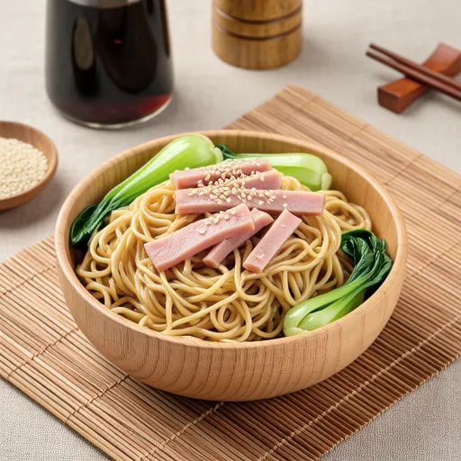 Chingensai and Vermicelli Chinese Salad