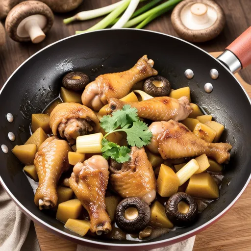 Chinese Stir-fry with Taro and Chicken