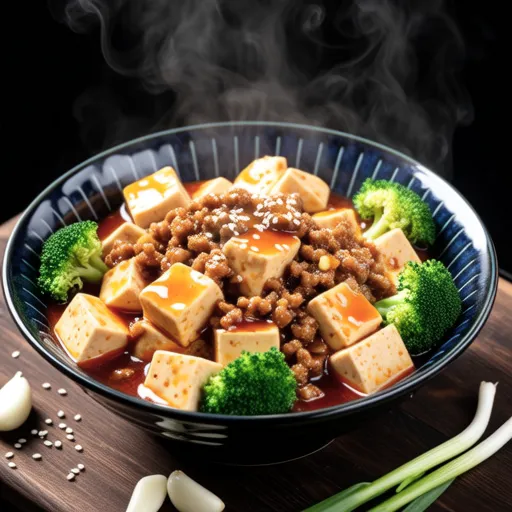 Salted Broccoli Mapo Tofu