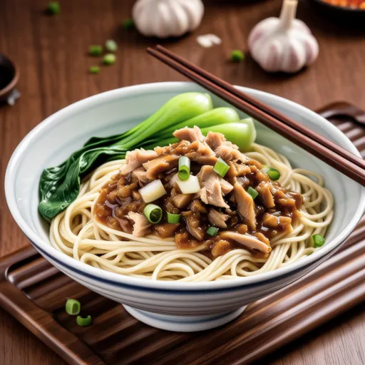 Tuna Garlic Soy Sauce Pasta