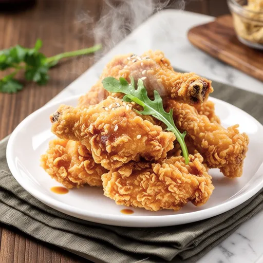 Juicy Fried Chicken with Shiso Dressing