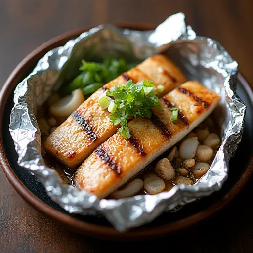 Saba Foil Yaki (Grilled Mackerel in Foil)