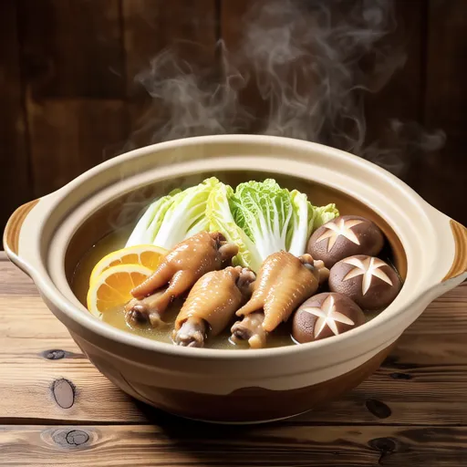 Chicken Kabosu Hot Pot