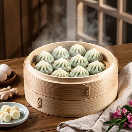 Komatsuna Soup Dumplings