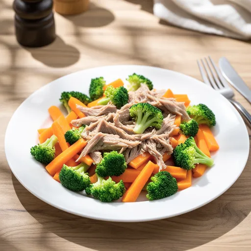Carrot and Broccoli Tuna Salad