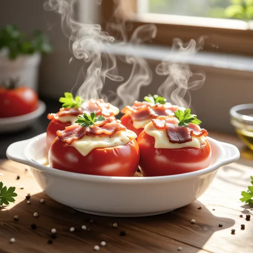 Tomato Microwave Steamed Dish