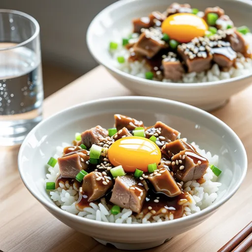 Sesame Oil Flavored Tuna Rice Bowl