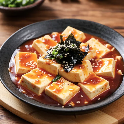 Simple and Elegant Korean Soft Tofu Side Dish