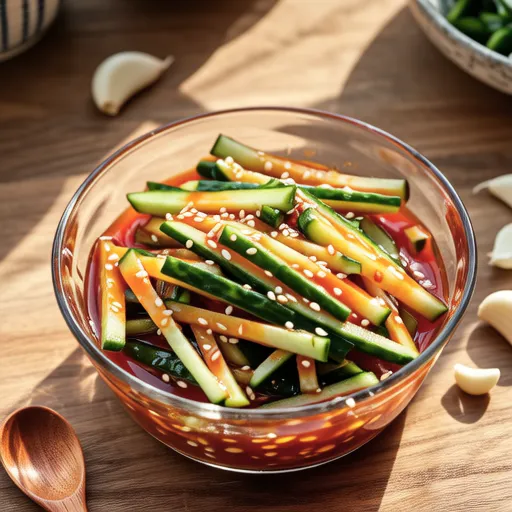 Cucumber Salad (Spicy Cucumber Dish)