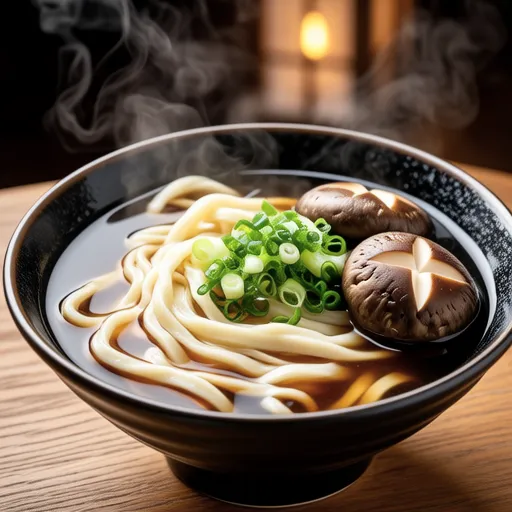 Nameko and Wakame Udon