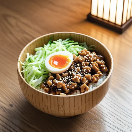 Cabbage Tuna Rice Bowl