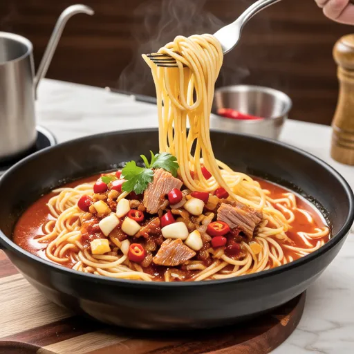 Spicy Tuna Spaghetti