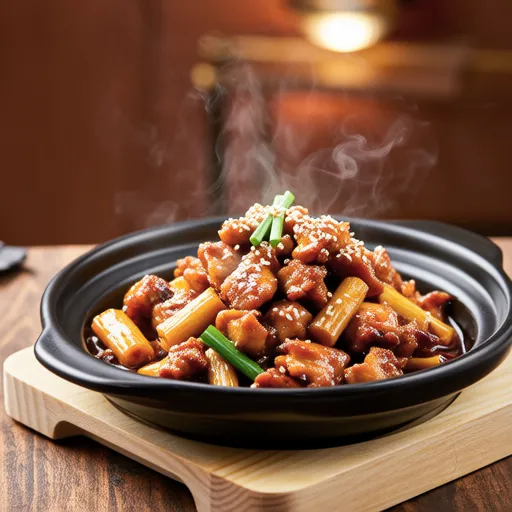 Chicken and Bamboo Shoots Stir-fry