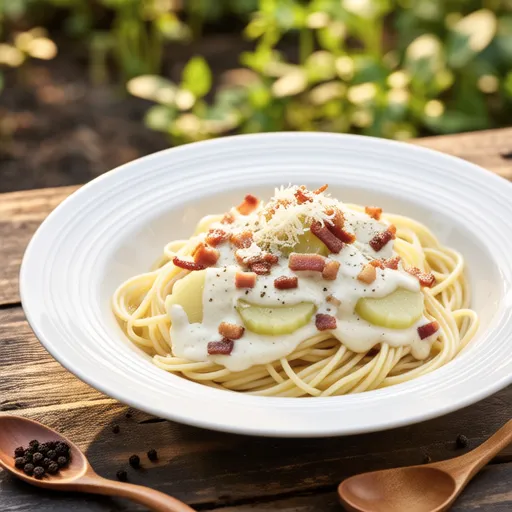 Turnip Miso Cheese Cream Pasta