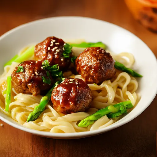 Meatball Cream Pasta