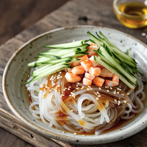 차가운 잡채 샐러드