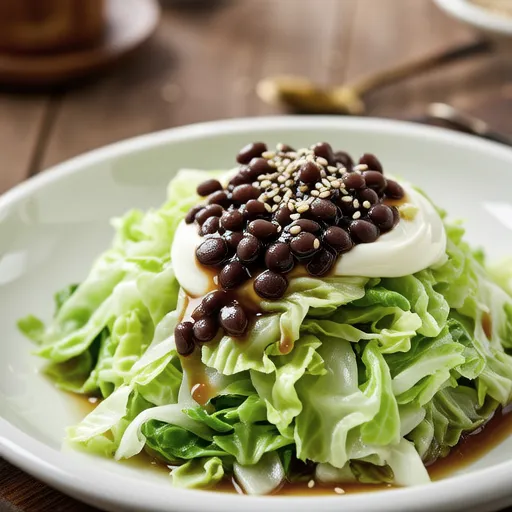 Cabbage Soybean Paste Salad with Mayonnaise