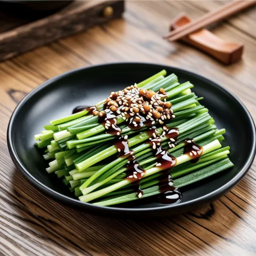 Easy Korean Chive Salad with Seasoning Sauce