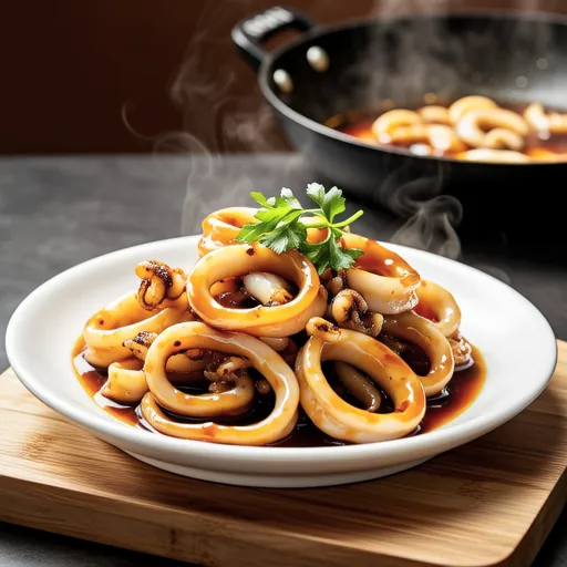 Squid with Butter Soy Sauce