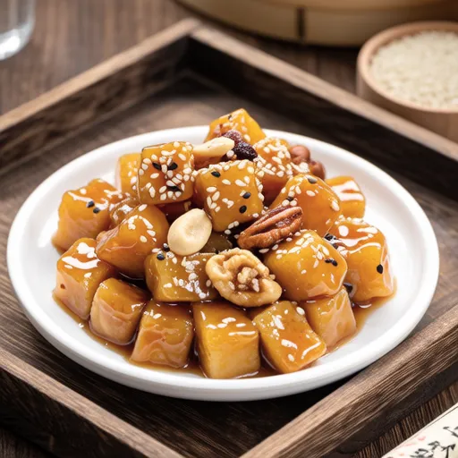 Sweet Potato Honey Rice Cake Stir-fry
