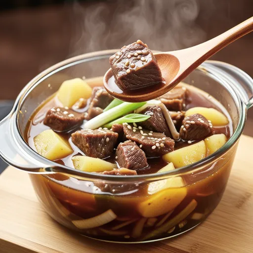 Beef Potato Radish Soup