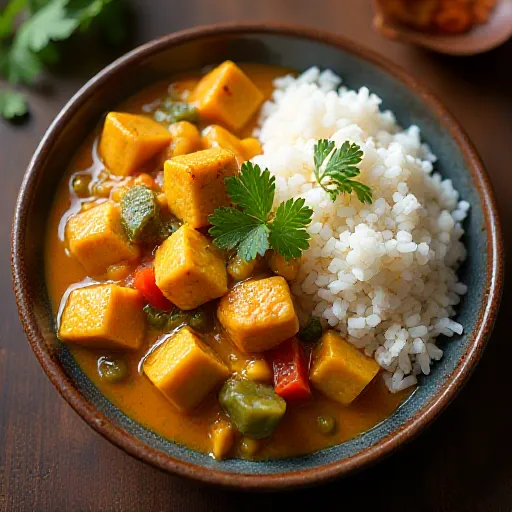 Arroz al curry con spam