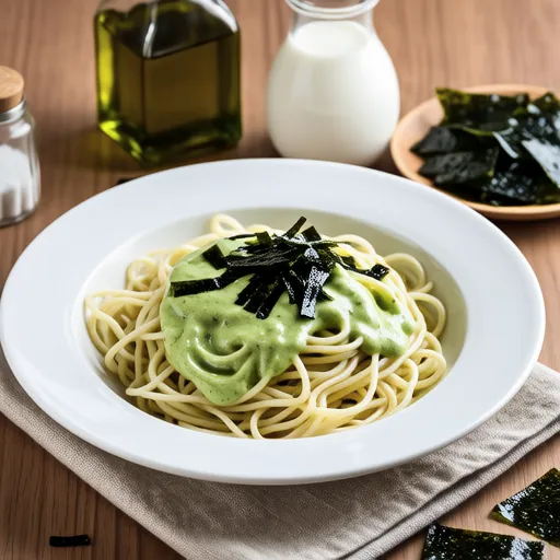 Seaweed Cream Pasta