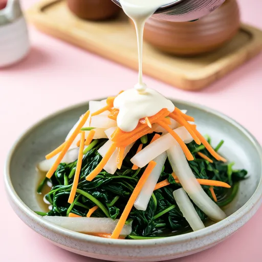 Konjac with White Miso Tofu Dressing